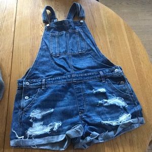 AEO Short Overalls